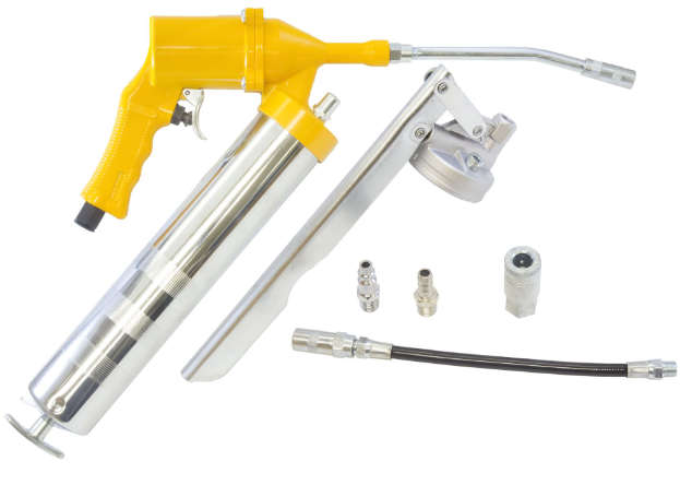 6 PCS Air or Hand Operated Grease Gun Kit 400 CC