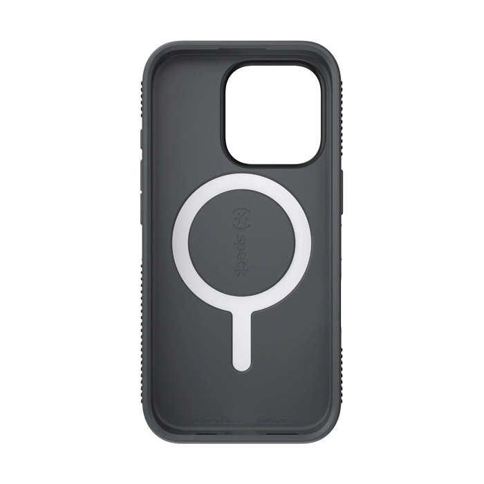 Speck Candyshell Grip MagSafe Case  Apple iPhone 16 Pro  Black & Slate Grey