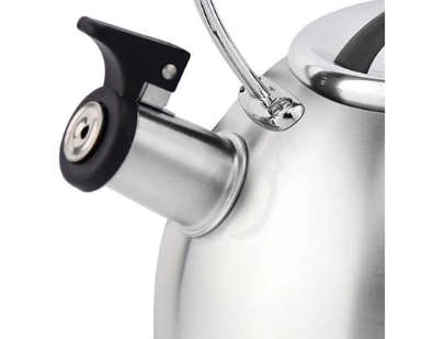 Mellerware Kettle Stove Top Stainless Steel 2.5L Whistle
