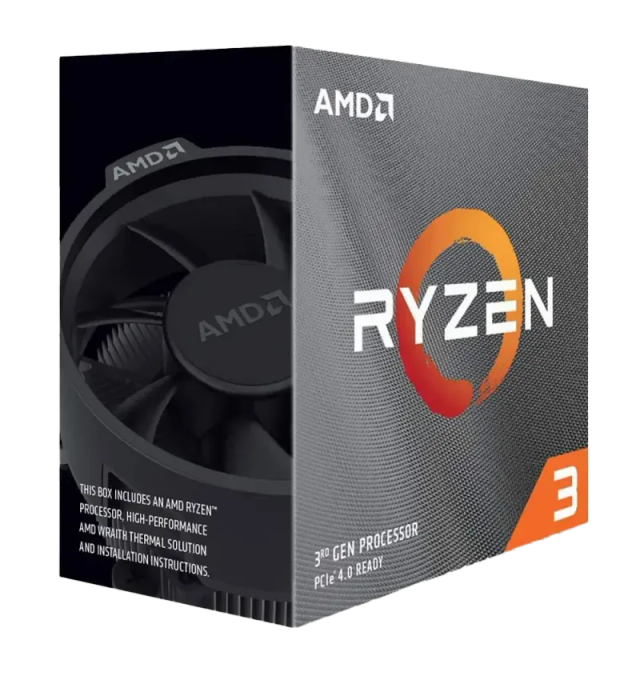 AMD Ryzen 3 4100 (4-core/8-threads) Desktop Processor  AM4 Socket