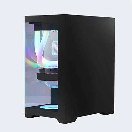 Armaggeddon Aquaron Advanced MicroATX Gaming Case - Black