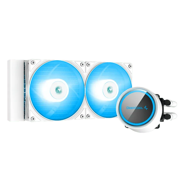 Deepcool GAMMAXX L240 A-RGB Liquid CPU Cooler - White Design