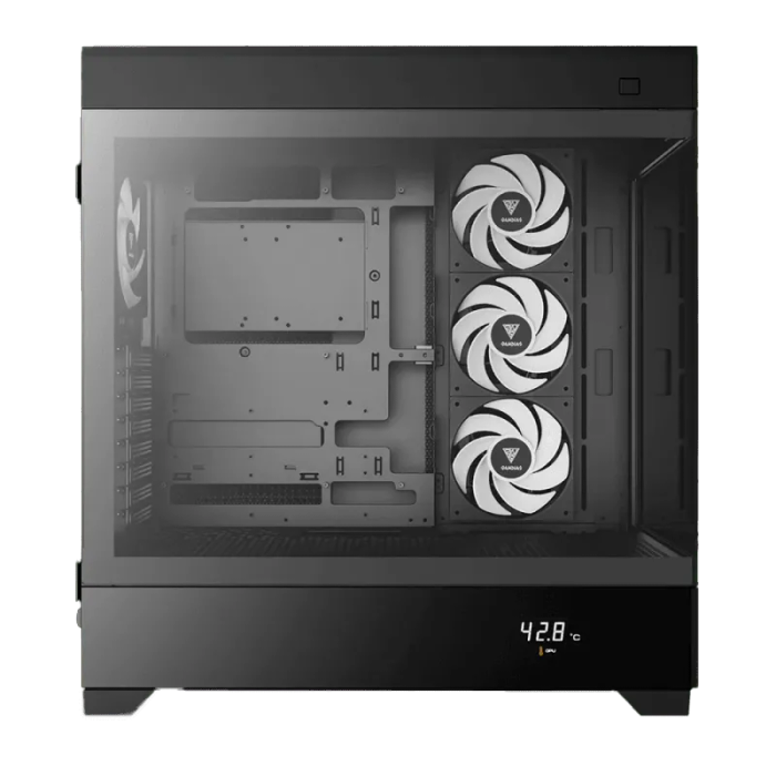 Gamdias Atlas P1 Black Gaming Case - Ultimate Cooling & Style