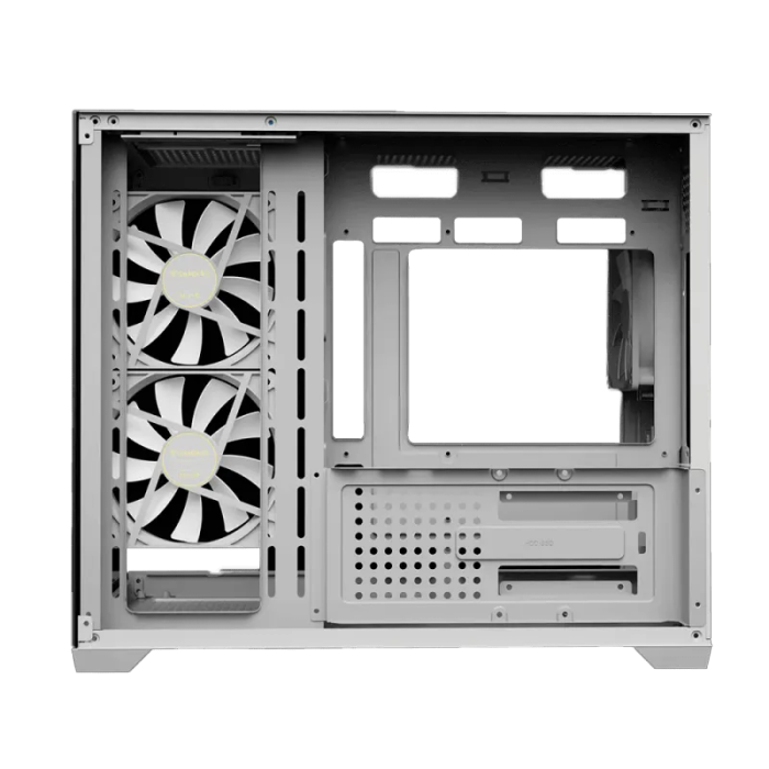 Gamdias AURA GC10M White Gaming Case - Stylish and Functional