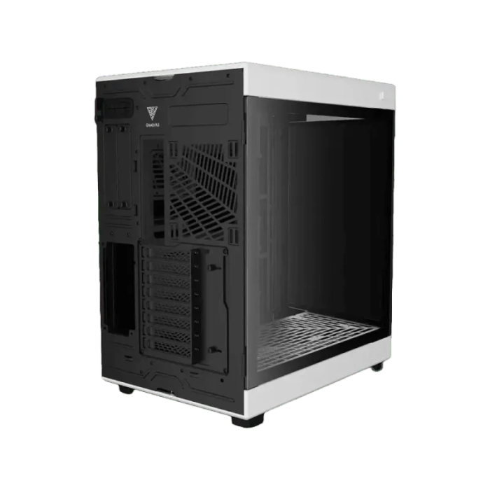 GAMDIAS NESO P1 Gaming Case - Elegant Black and White Design