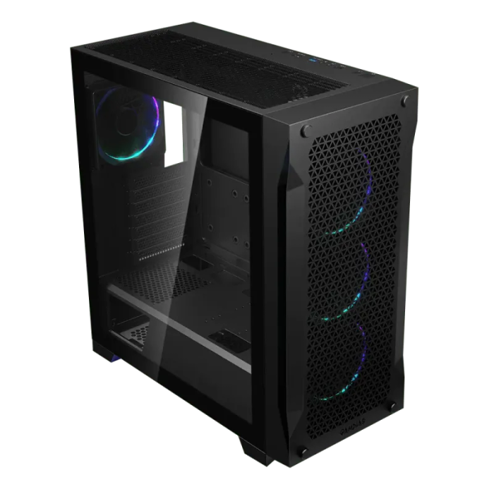 Gamdias ATHENA P1 Gaming Case - Stylish Black