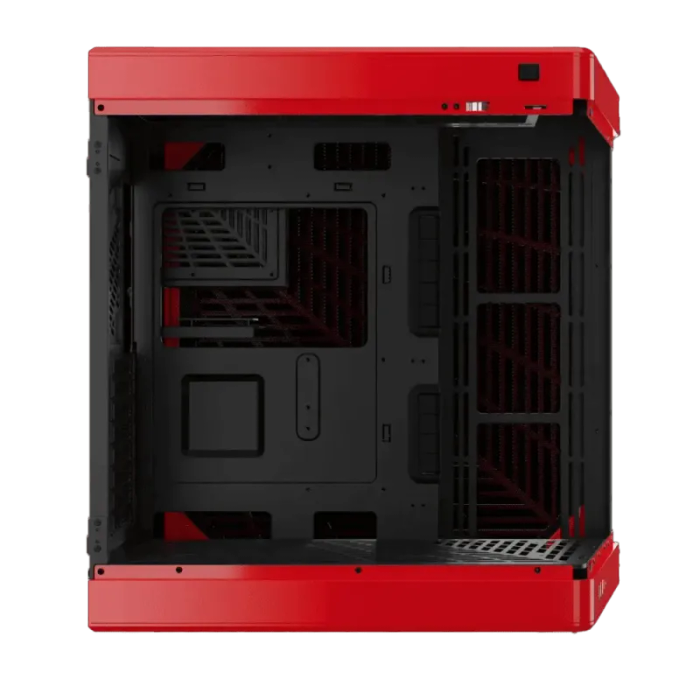 Gamdias Neso P1 Gaming Case in Black and Red