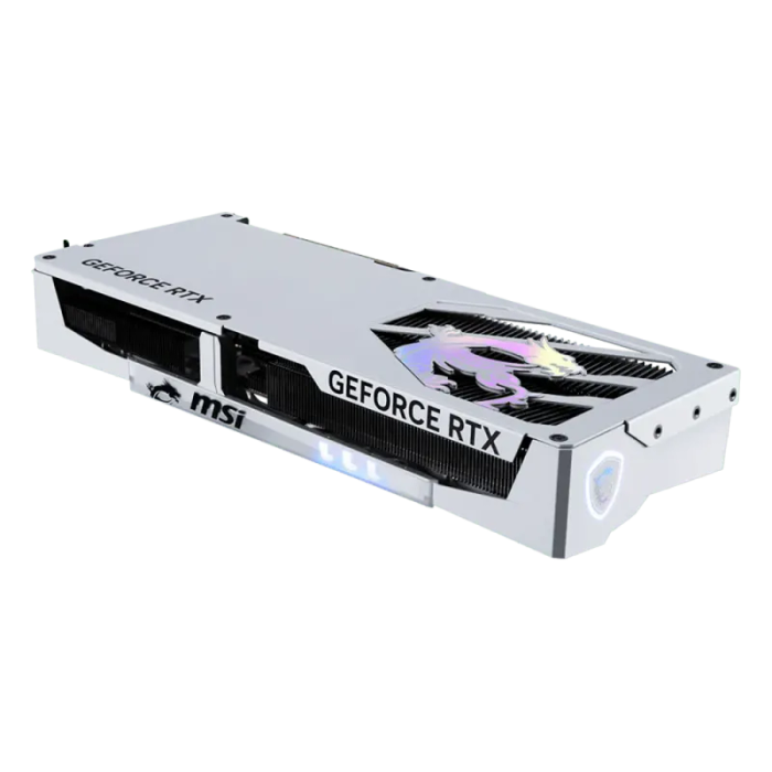 MSI GeForce RTX 5070 12GB Gaming Trio OC Graphics Card - White