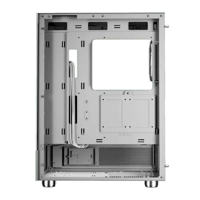 Gamdias ATLAS E1 Gaming Chassis - Elegant White Design
