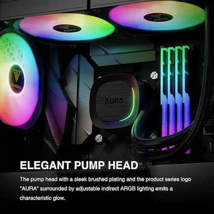 Gamdias AURA GL240 V2 Liquid Cooling