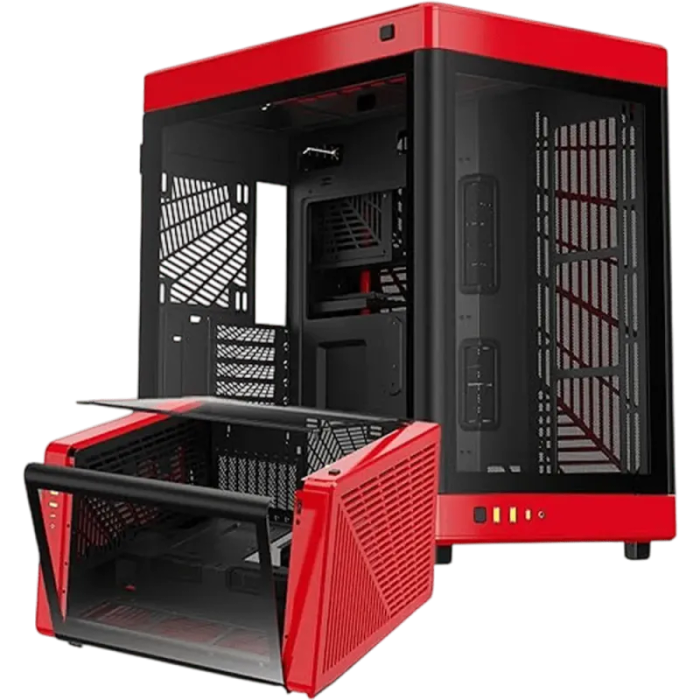 Gamdias Neso P1 Gaming Case in Black and Red
