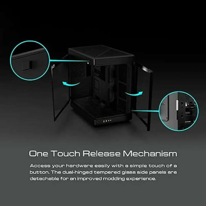 Gamdias Neso P1 Black Gaming Case - Stylish and Versatile