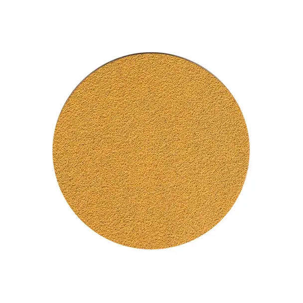 Gold Sanding Discs 125 mm  Grip, Plain, 220 Grit (5 Pack)