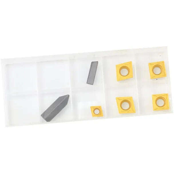 7 PCS TI-Plated 16 MM Lathe Cutting Tip Set