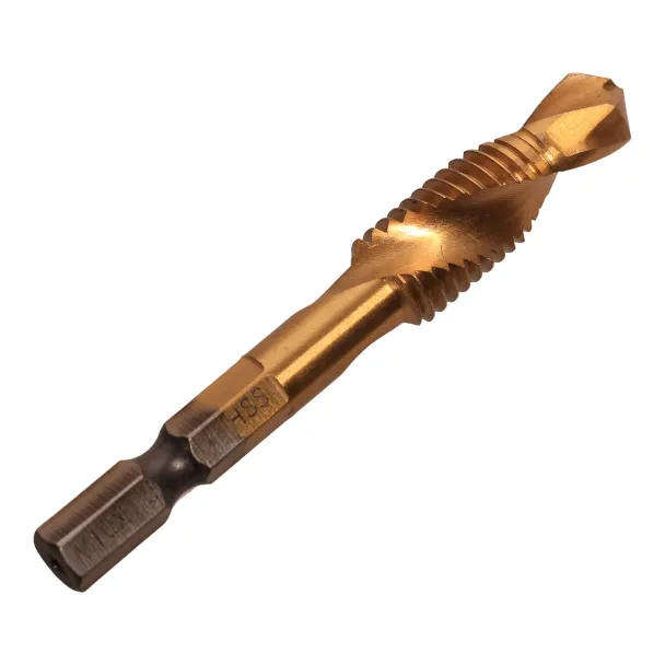 6-Piece Drill & Tap Combination Kit  HSS for Aluminium & Cast Iron