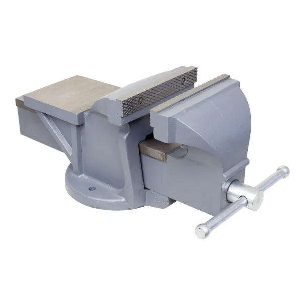 200 mm Heavy Duty Bench Vice with Fixed Base & Anvil  Cast Iron
