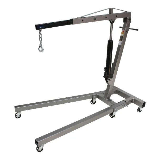 2 Ton Foldable Hydraulic Engine Crane  Heavy-Duty Lifting Power
