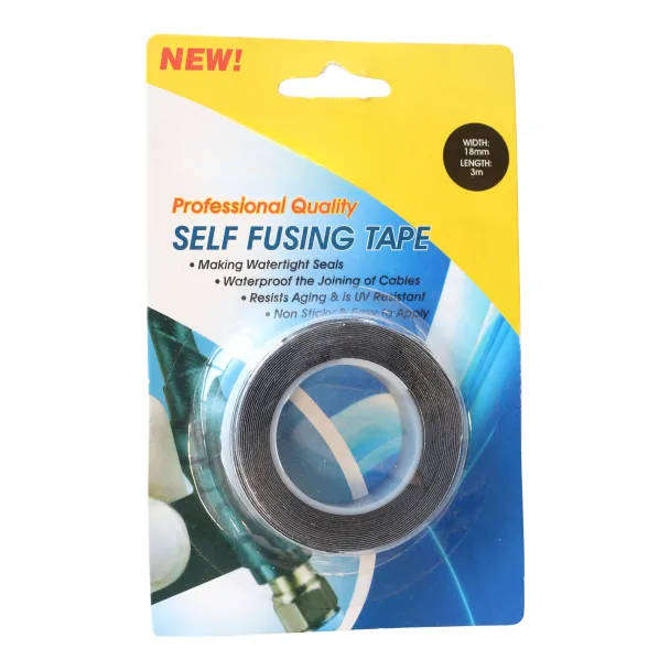 Self-Amalgamating/Fusing Tape  18 mm x 3 m (Black)