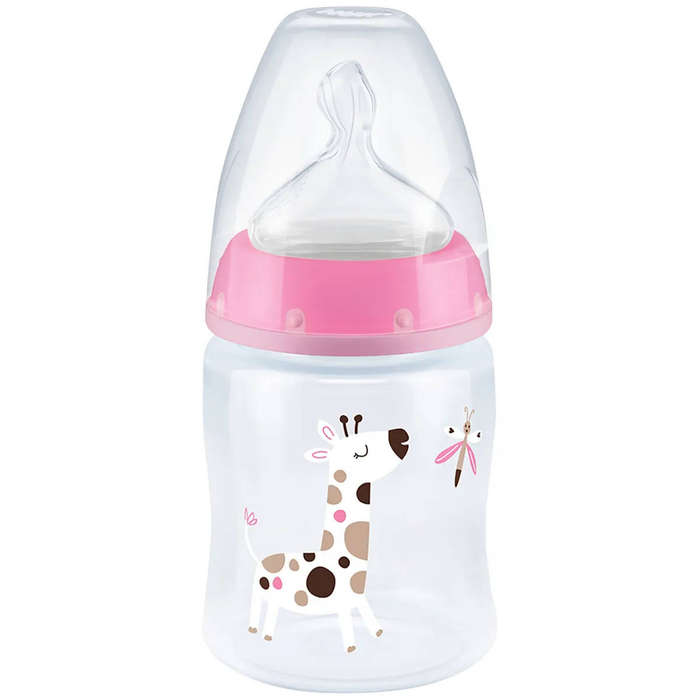  Temperature Control Bottle 150ml With Size 1 Silicone Teat 0-3m - Girl