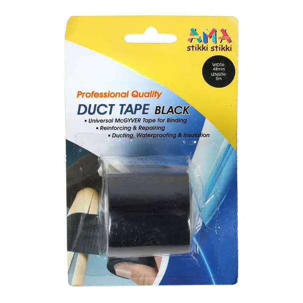 Black Duct Tape 48 mm x 5 m  Heavy-Duty