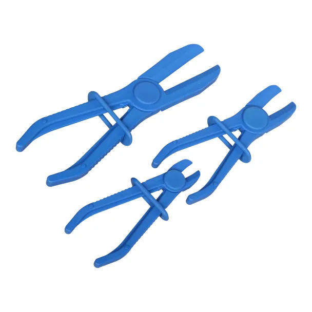 3-Piece Flexible Hose Clamp Set  Nylon Construction, Various Sizes