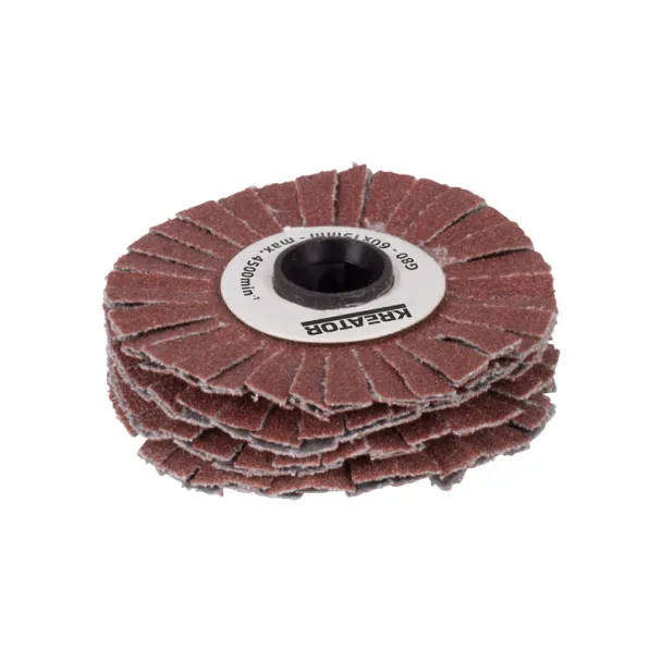 Flexible Sanding Wheel  60 × 15 mm, G80