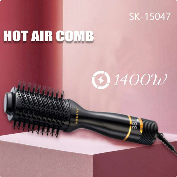 The Sokany 1400W Digital Hair Dryer Brush/COMB