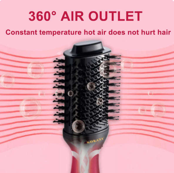 The Sokany 1400W Digital Hair Dryer Brush/COMB