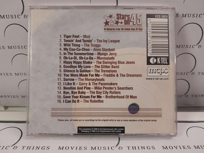 Stars on 45 - 16 Memories from the golden days of vinyl (CD)