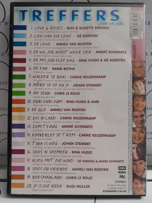 Treffers deur die jare (DVD)