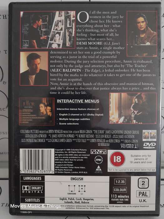 The Juror - Demi Moore (DVD)