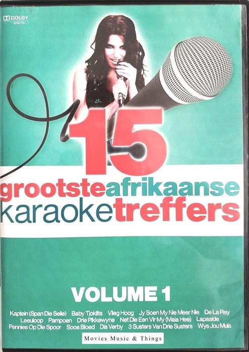 15 Grootste Afrikaanse Karaoke Treffers - Volume 1 (Music DVD)