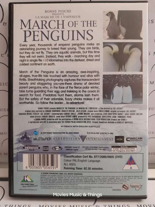 March of the Penguins - in French with English subtitles (DVD)