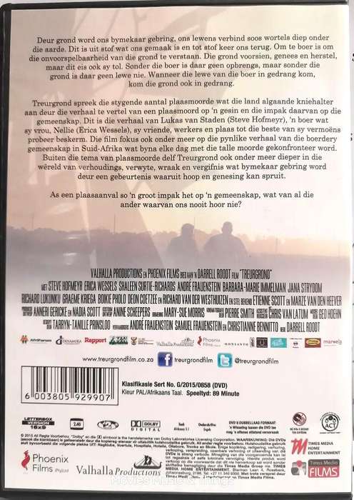 Steve Hofmeyr - Treurgrond (DVD)
