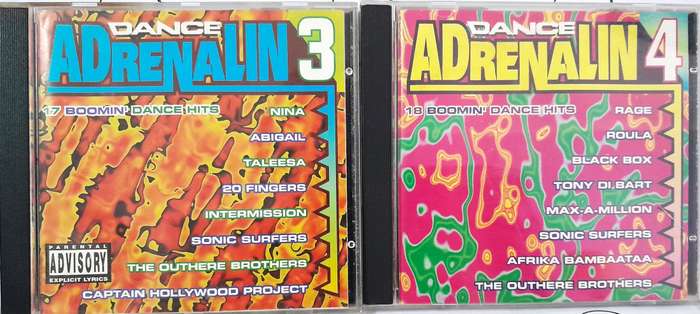 Dance Adrenalin 3 & 4 (2xCDs)