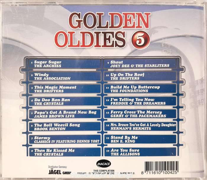 Golden Oldies 5 (CD) 2003 Galaxy Music