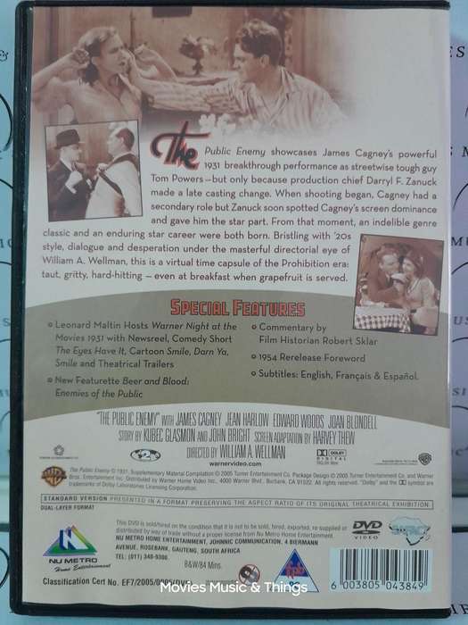 The Public Enemy - James Cagney (DVD)