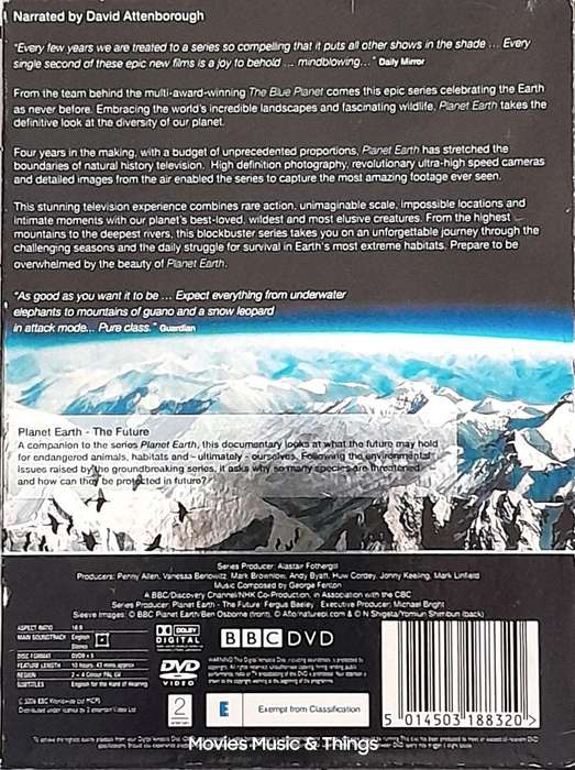Planet Earth as you've never seen it before - The Complete Series (5xDVD)