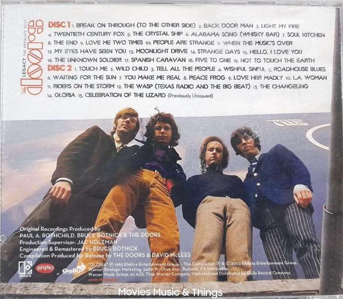 The Doors - Legacy The Absolute Best  (Double CD)