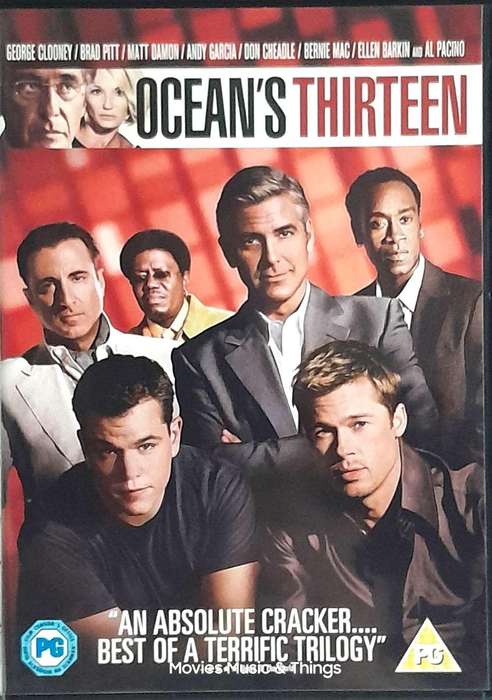 Ocean's Eleven, Twelve, Thirteen - The Complete Collection - George Clooney & Brad Pitt (DVD)