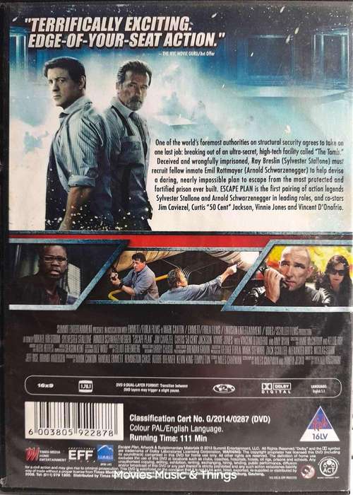 Escape Plan - Stallone & Schwarzenegger (DVD)