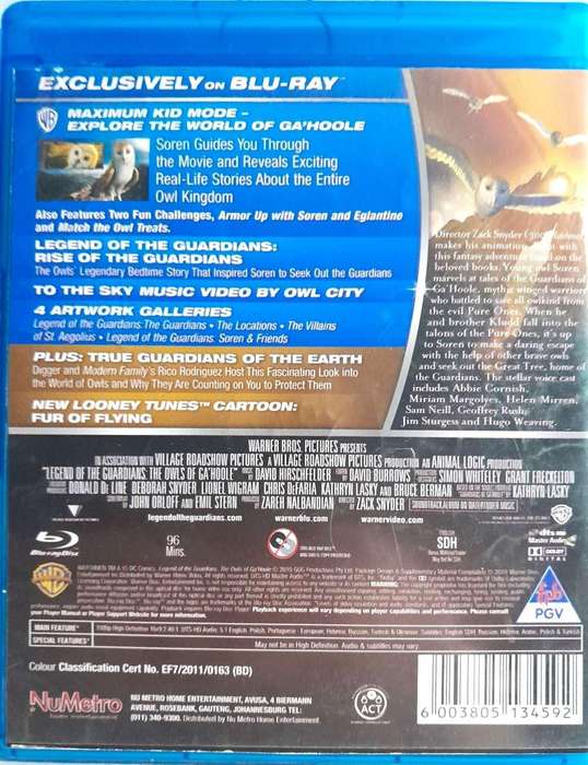 Legend of the Guardians - The Owls of Ga'Hoole (Blu-ray Disc)