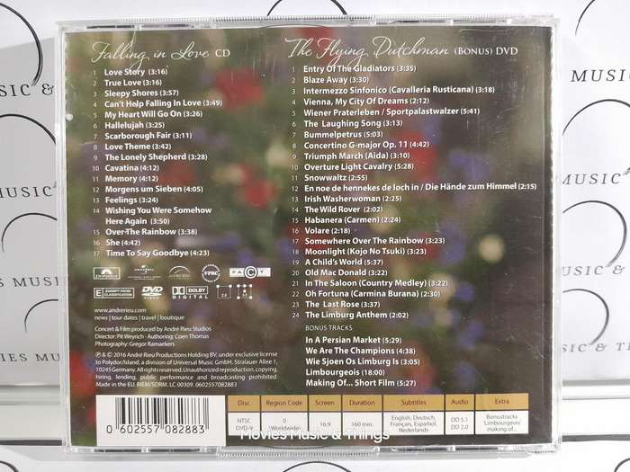 Andre Rieu and his Johann Strauss Orchestra - Falling in Love (CD + Music DVD)