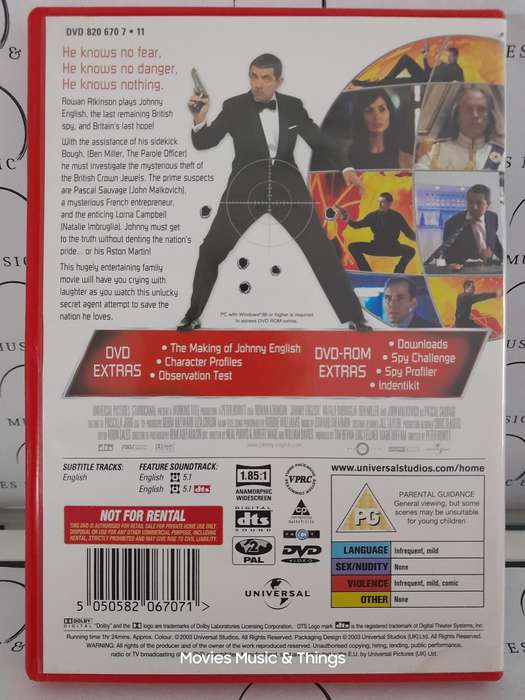 Johnny English - Rowan Atkins (DVD)