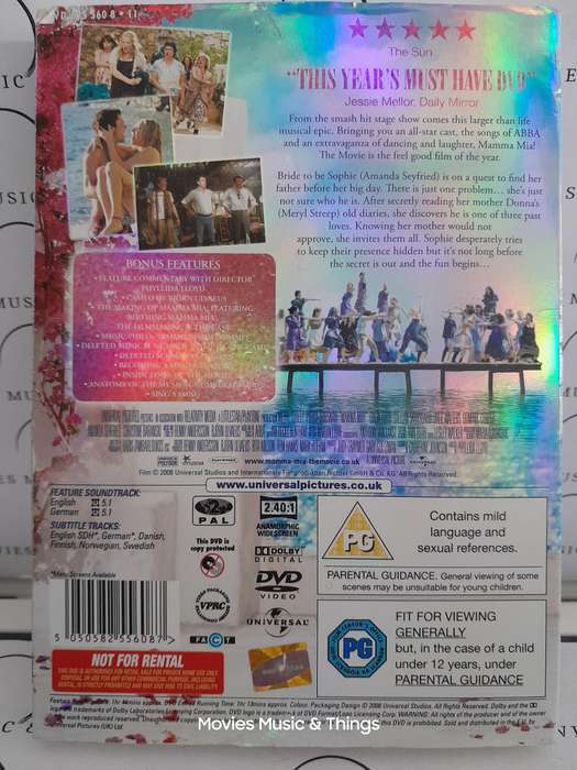 Mamma Mia - The Movie - Meryl Streep (DVD)