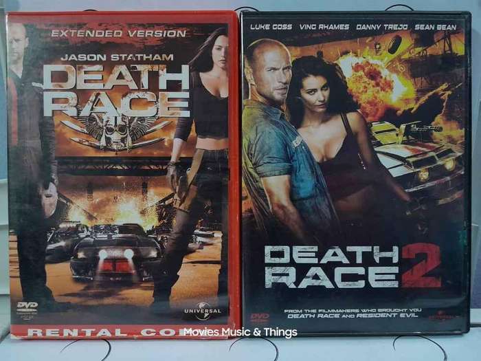 Death Race - Extended Version & Death Race 2 - Jason Statham and Luke Goss (DVD)