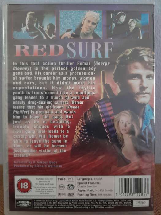 Red Surf - George Clooney (DVD) New