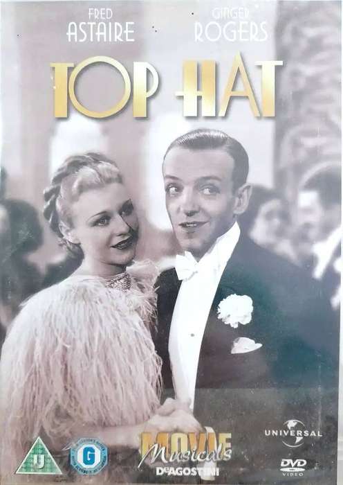 Top Hat - Fred Astaire & Ginger Rogers songs by Irvin Berlin (DVD) New