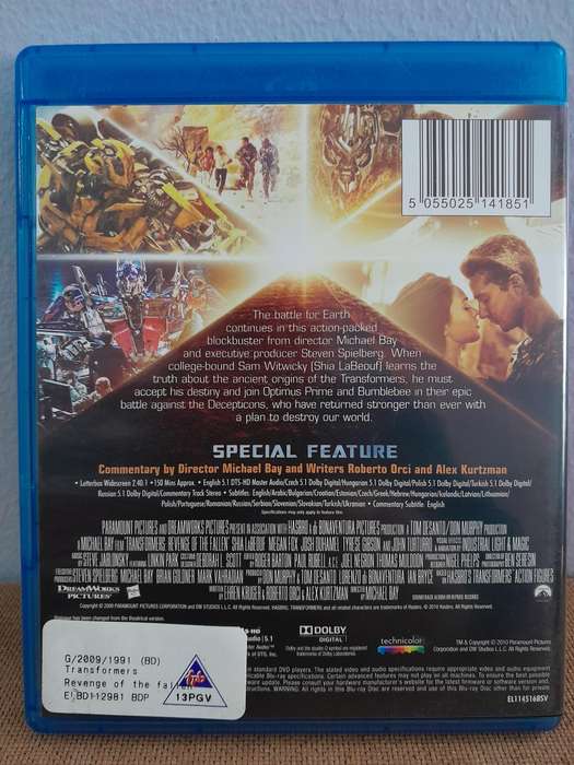 Transformers - Revenge of the Fallen - Shia LaBeouf (Blu-ray Disc)