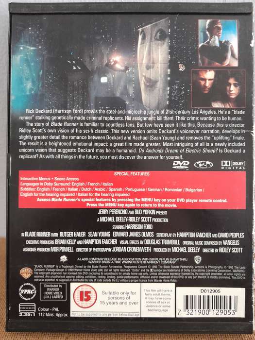 Blade Runner - The Director's Cut - Harrison Ford (DVD)